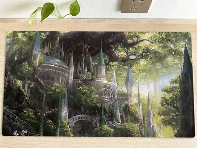 MTG Temple Garden Playmat TCG CCG Trading Card Game Mat Mouse Pad Free Bag • $22.99