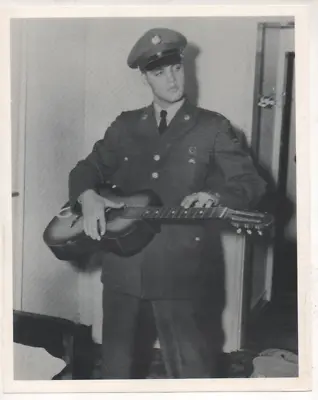 Elvis Presley Army Photo Vintage 8x10 • $19.95