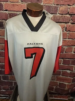 Michael Vick #7 Atlanta Falcons Men's XXL White Red Jersey New 🏈 • $89.97