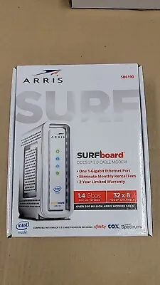 ARRIS SURFboard SB6190 DOCSIS 3.0 32 X 8 Gigabit Cable Modem White (Fast Ship) • $28.99