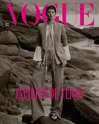 Vogue Brasil January 2023 Isabeli Fontana Cover Version 1 • $60