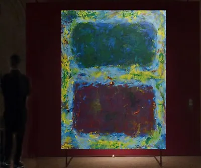 Mark Rothko Style￼ Profession￼al Painting 81” X 62”(6ft 9in)Abstract Modern XL • $427