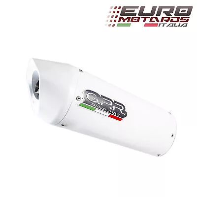 BMW K1200GT 2006-2008 GPR Exhaust SlipOn Silencer Can Albus White New • $405