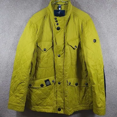 Sailors And Brides Quilted Mens Lime Green Morgan Jacket XXL Mint Condition • £34.99