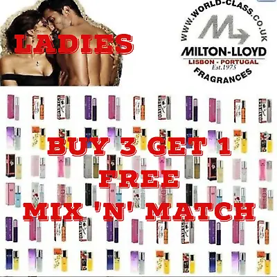 Ladies Milton Lloyd Luxury Perfume EDP PDT Body Mist & Sprays Full Range *B3G1F* • £7.95
