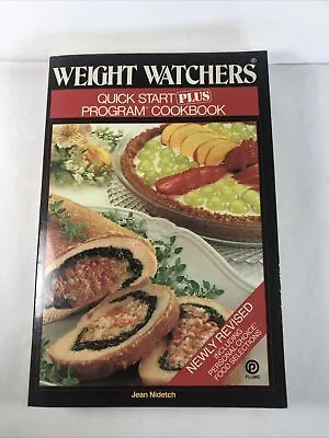 $8.54 • Buy '86 Weight Watchers Quick Start Plus Program Cookbook (Including Personal Choice