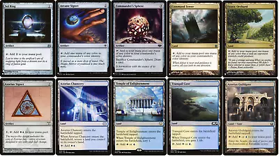 AZORIUS Commander Deck Builder Starter Pack Kit White/Blue MANA Lands Artifacts • $9.99