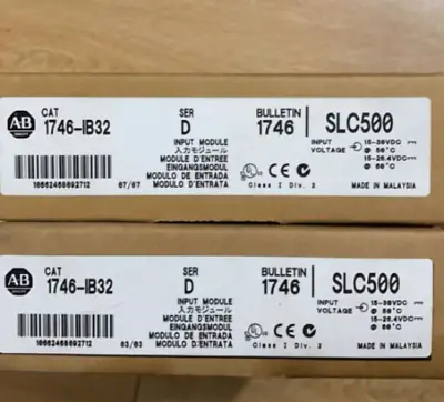 New Factory Sealed AB 1746-IB32 SER D SLC500 PLC Input Module US • $123.89