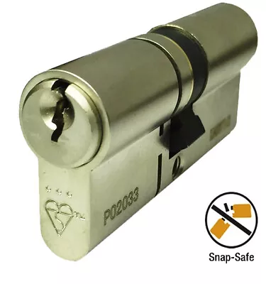  Mila BKS 3 Star High Security Anti Snap Euro Cylinder 70mm (35x35) Nickel  • £13