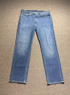 Vintage Levis 751 Mens Size 36 Blue Denim Straight Leg Cotton Pants 36x32 • $29.95