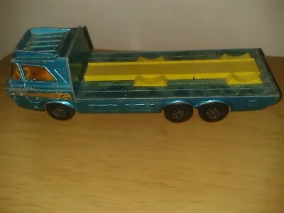 VINTAGE MATCHBOX SUPER KINGS K21 TRACTOR TRANSPORTER - (D21d) • $12.32