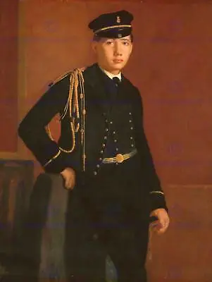 Edgar Degas Achille De Gas Uniform Cadet Old Art Painting Poster Bb5205b • £11.99