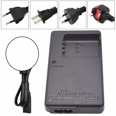 Nikon Battery Charger For Pentax D-LI78 K-BC78E D-BC78 Optio L50 M60 W60 W80 S1 • $23.09