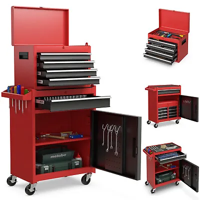 5-Drawers Rolling Tool Chest Cabinet High Capacity Tool Storage Cabinet • $159.59