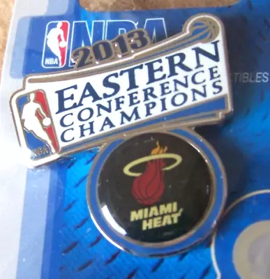 2013 Miami Heat Eastern Conference Champions Lapel Pin NBA Playoffs Champs • $10