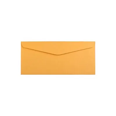 JAM Paper #10 Business Commercial Envelopes 4.125 X 9.5 Brown Kraft Manila 3984I • $14.86