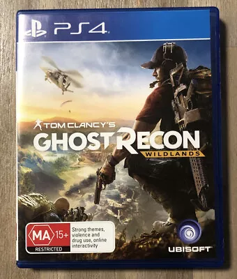 Tom Clancy’s Ghost Recon WildLands - PlayStation 4 PS4 - PAL - VGC - Free Post • $19.95