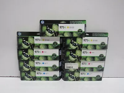 Lot Of 9! Genuine Hp 971xl (cn626am/cn627am/cn628am) High Capacity Ink Cartridge • $89.99