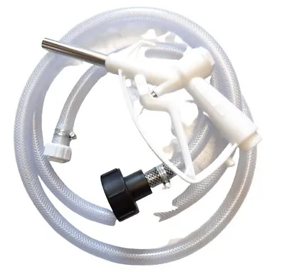 ADBLUE UREA GRAVITY FEED TRIGGER NOZZLE 3mtr REINFORCED HOSE DIN61 IBC CONNECTOR • £49.95