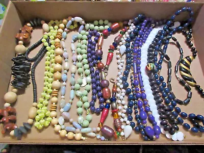 Nice Vintage Lot Of 15 Beaded Nrcklaces1 Monet • $10