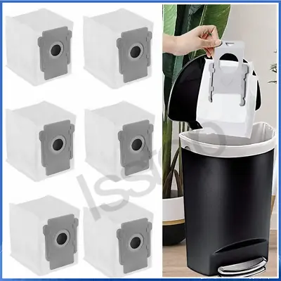 6x Vacuum Dust Bags For IRobot Roomba I3+ I7+/Plus S9 I8 Dirt Disposal Clean Bag • $10.78