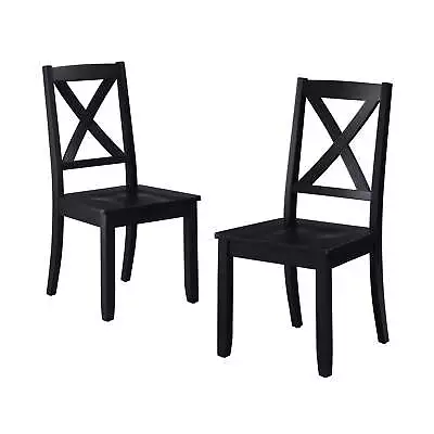 Better Homes & Gardens Maddox Crossing Dining Chairs Set Of 2 Black Furniture • $158.20