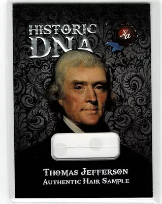 2020 HISTORIC AUTOGRAPHS HA THOMAS JEFFERSON AUTHENTIC DNA HAIR #d 1/3 POTUS • $1995