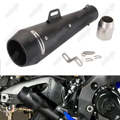 Motorcycle Exhaust Muffler Pipe M4 Exhaust For GSXR 750 YZF R6 USA • $45.81