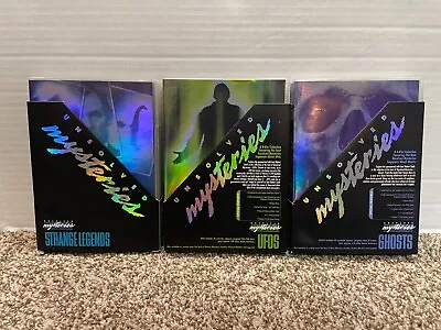 Unsolved Mysteries DVD Set Of 3 ( UFOs Ghosts Strange Legends ) - FREE SHIP !! • $119.99