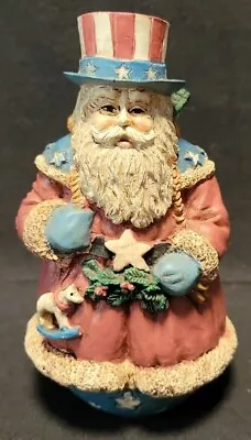 Midwest Importers Patriotic Santa Figurine  • $14.99