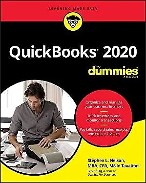 £4.55 • Buy QuickBooks 2020 For Dummies Paperback Stephen L. Nelson