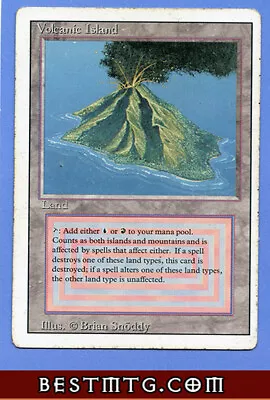 MTG Volcanic Island #B Revised • $515.13