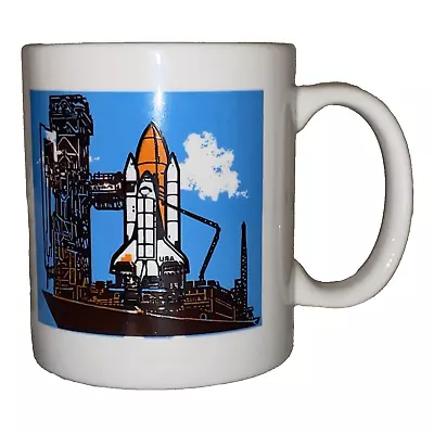 RARE 1988 NASA Space Shuttle Discovery Cape Canaveral STS-26 Coffee Mug • $54.82