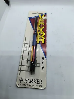 £9.66 • Buy Vtg Multi Colored  Parker Vector Rollerball With Black Trim, USA