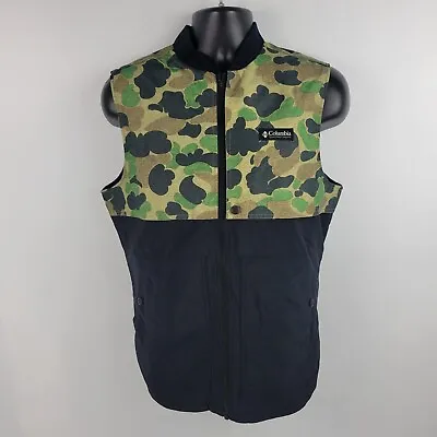 Columbia NWT S36 Water Resistant Reversatility Camo Vest Mens S • $34.45