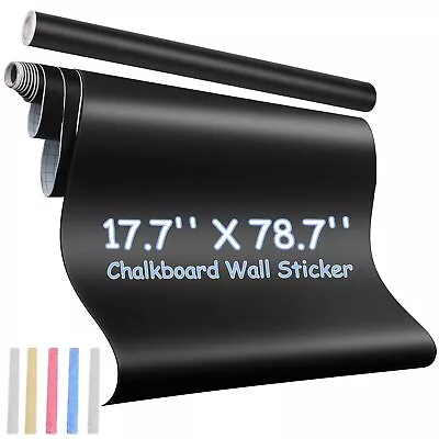 Chalkboard Wall Stickers Blackboard Wall Decals Self Adhesive Removable Reusa... • $12.76