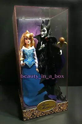 Maleficent Aurora Doll Disney Fairytale Designer Set Sleeping Beauty Gift Bag D • $199.98
