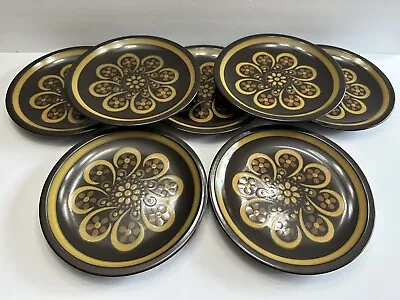 Mikasa Plates Majorca Lodi Salad Dessert 7.75  MCM Retro Vintage Set Of 7 • $36