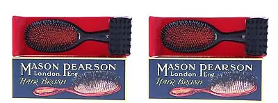 Mason Pearson Junior Bristle & Nylon Hair Brush (BN2) Pack Of 2 • $279.08