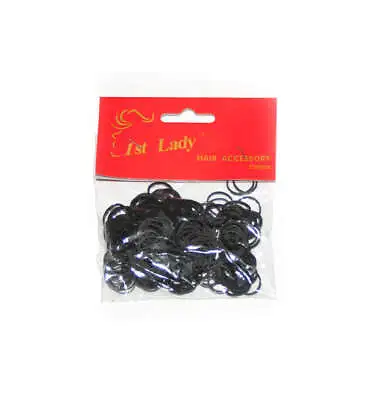 1st Lady 250 Mini Hair Elastics Rubber Bands Braids Braiding Plaits Small Bands • £1.58
