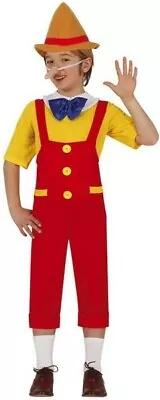 Fiestas Guirca Puppet Boy Pinocchio Boys Fancy  Dress Costume Age 10-12 Years • £18.99