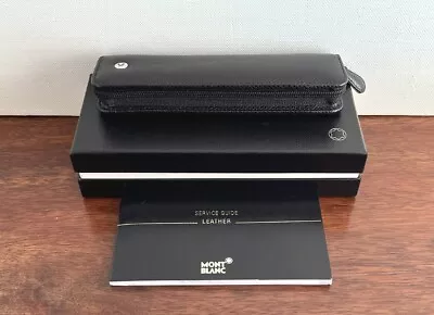 Montblanc La Vie De Boheme Black Leather One Pen Zip Pouch. Box & Papers. • $39.15