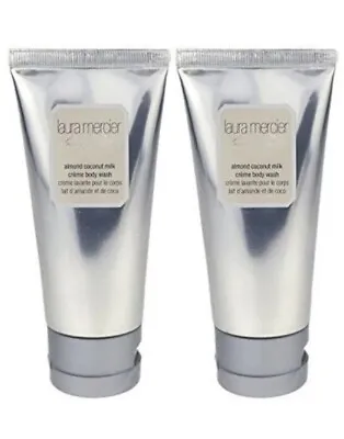 2 X Laura Mercier Body & Bath Almond Coconut Milk Cream Body Wash 100ml • £49.99