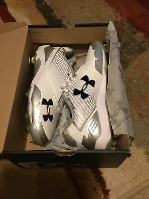 Under Armour C-Low DT White Men's Softball Baseball Cleats SIze 9.5 New • $19.99