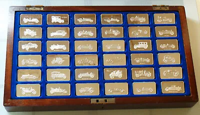 £2000 • Buy Lord Montagu Collection Of Great Car Sterling Silver Ingots, John Pinches