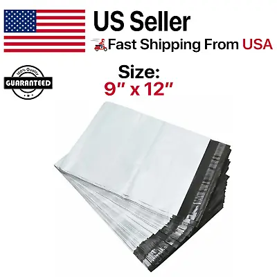 9  X 12  POLY MAILERS SHIPPING ENVELOPES PLASTIC SELF SEALING MAILING BAGS 9x12 • $29.56