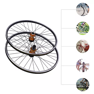 27.5in Aluminum Alloy Rim Disc Brake MTB Wheel Mountain Bike Front Rear Wheelset • $90.25