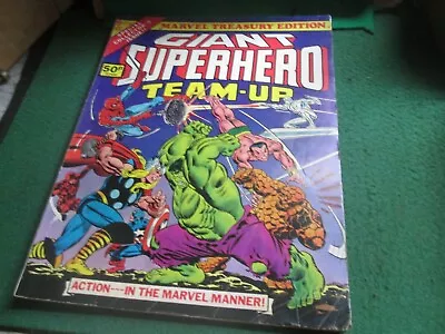 Giant Superhero Tean-up (marvel Treasury Edition #9) • £4.64