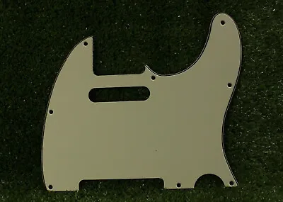 Telecaster Pickguard For 60s USA Fender Tele Mint Ivory Wide Bevel • $27.67