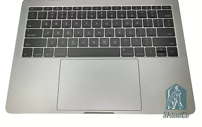 MacBook Pro 13 Top Case Assembly A1708 Keyboard Touchpad + Battery Space Gray/ C • $39.94